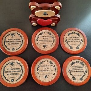 Wooden Coaster Set